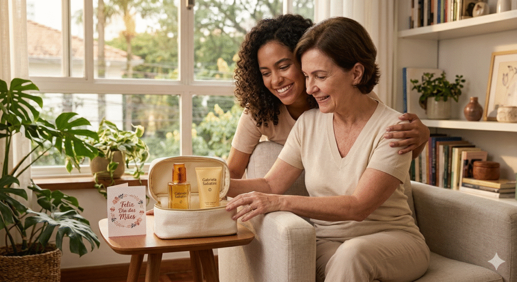Gabriela Sabatini nécessaire kit onde comprar Dia das Mães