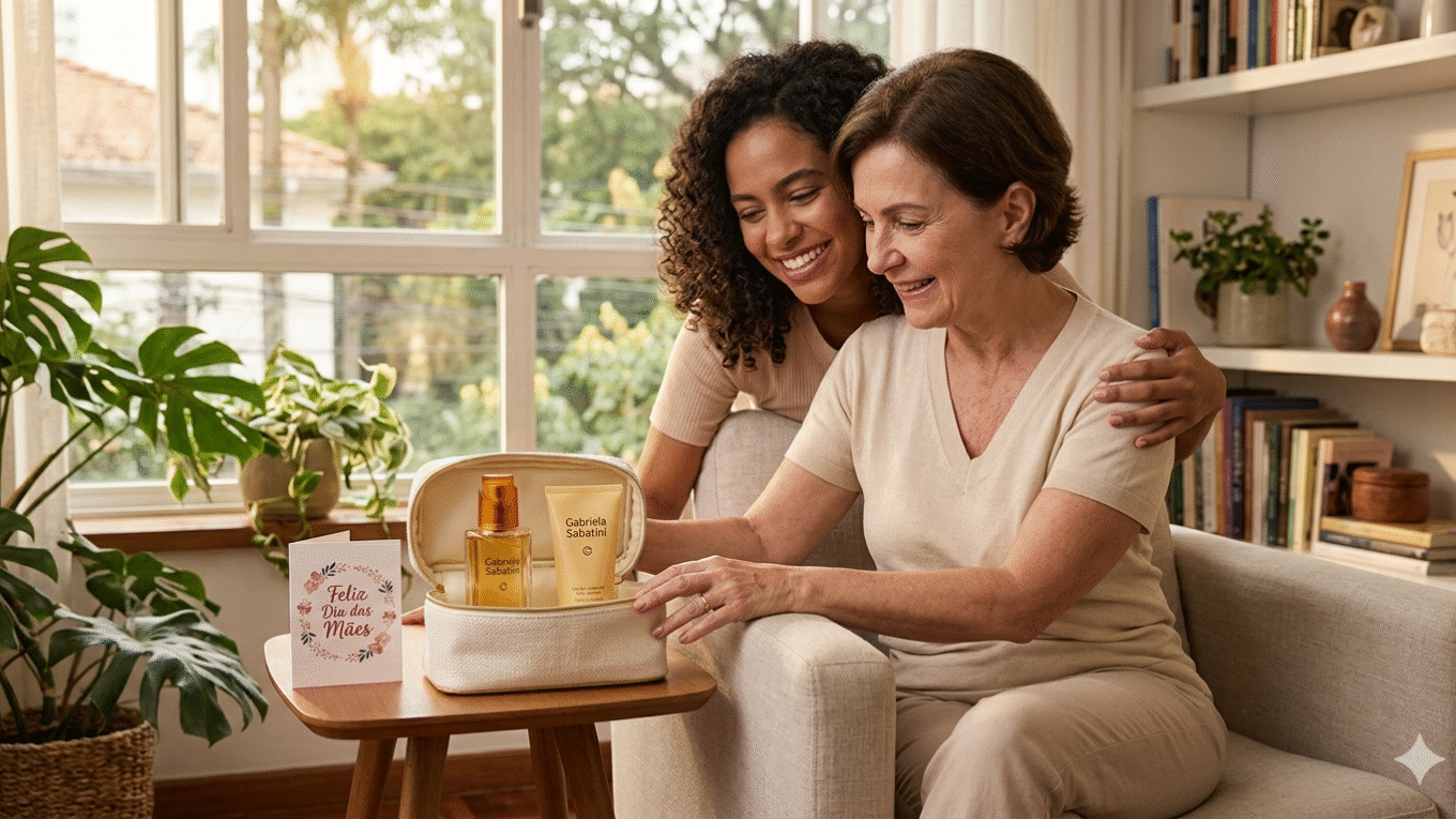 Gabriela Sabatini nécessaire kit onde comprar Dia das Mães
