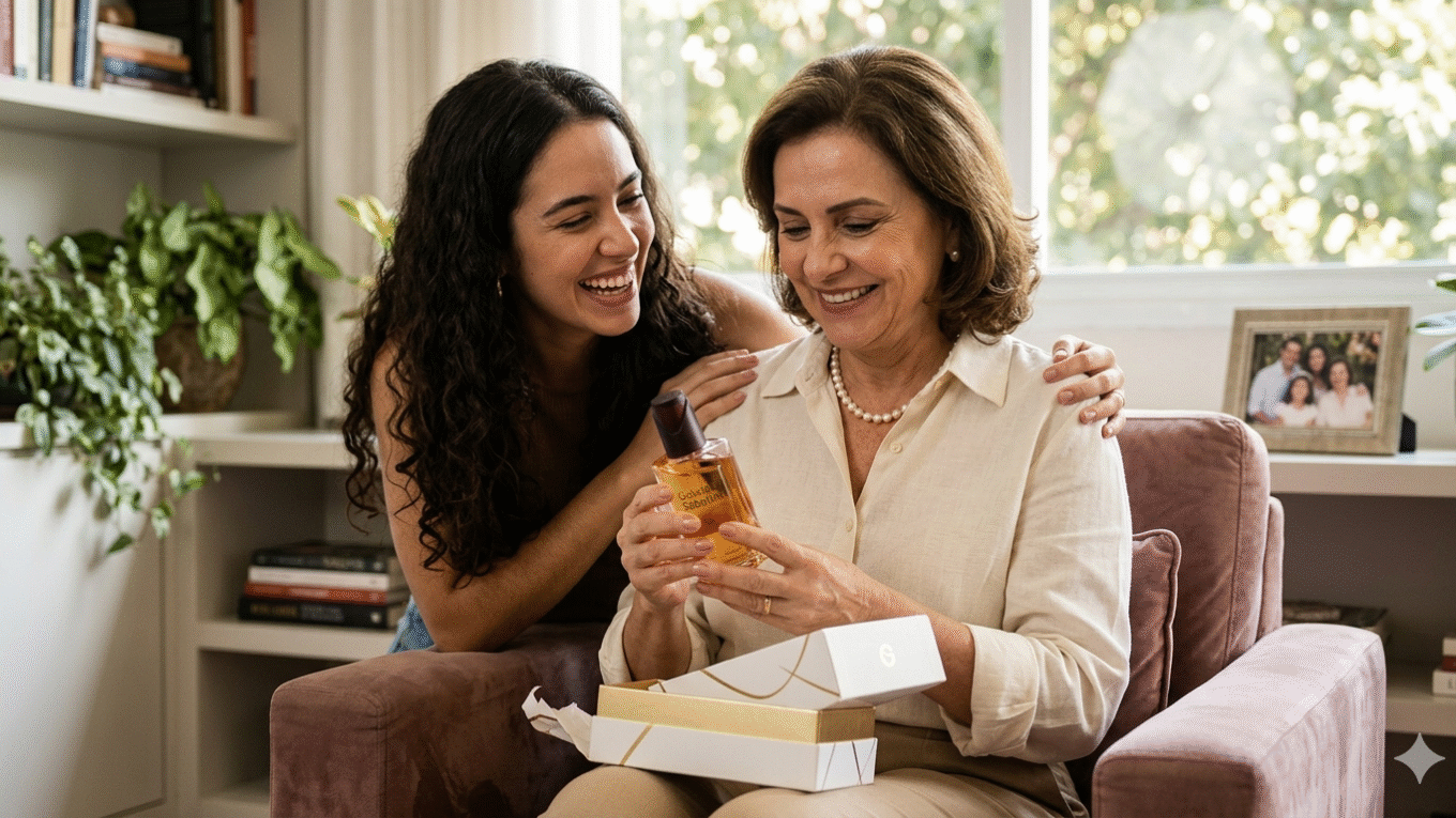Perfume Gabriela Sabatini para mãe